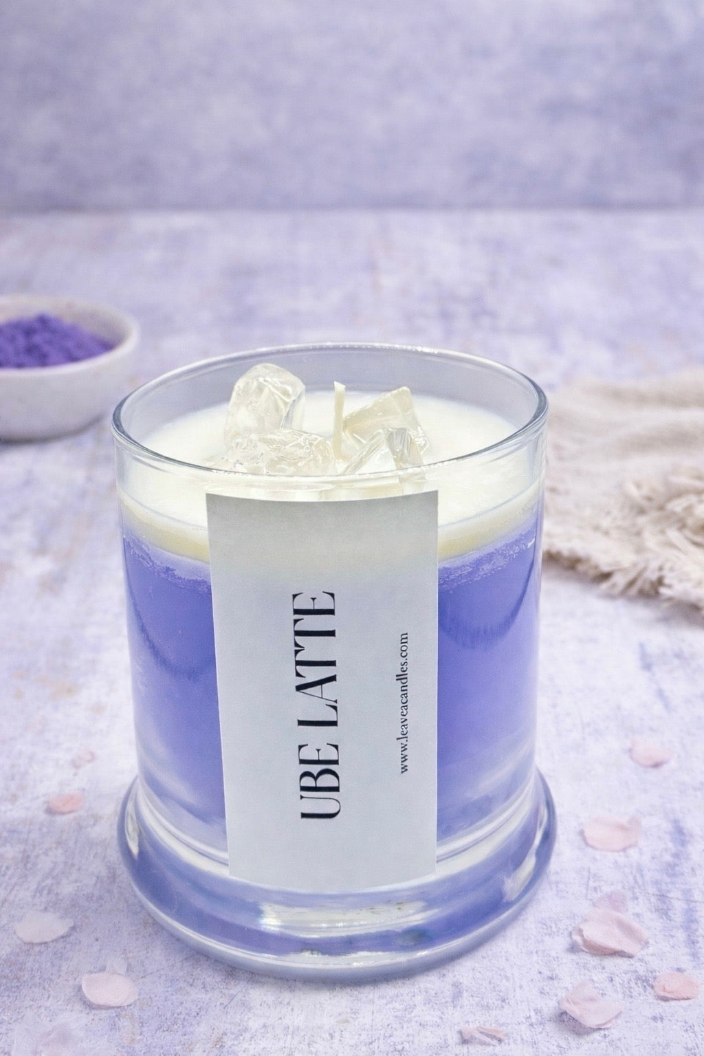 ICED UBE LATTE CANDLE
