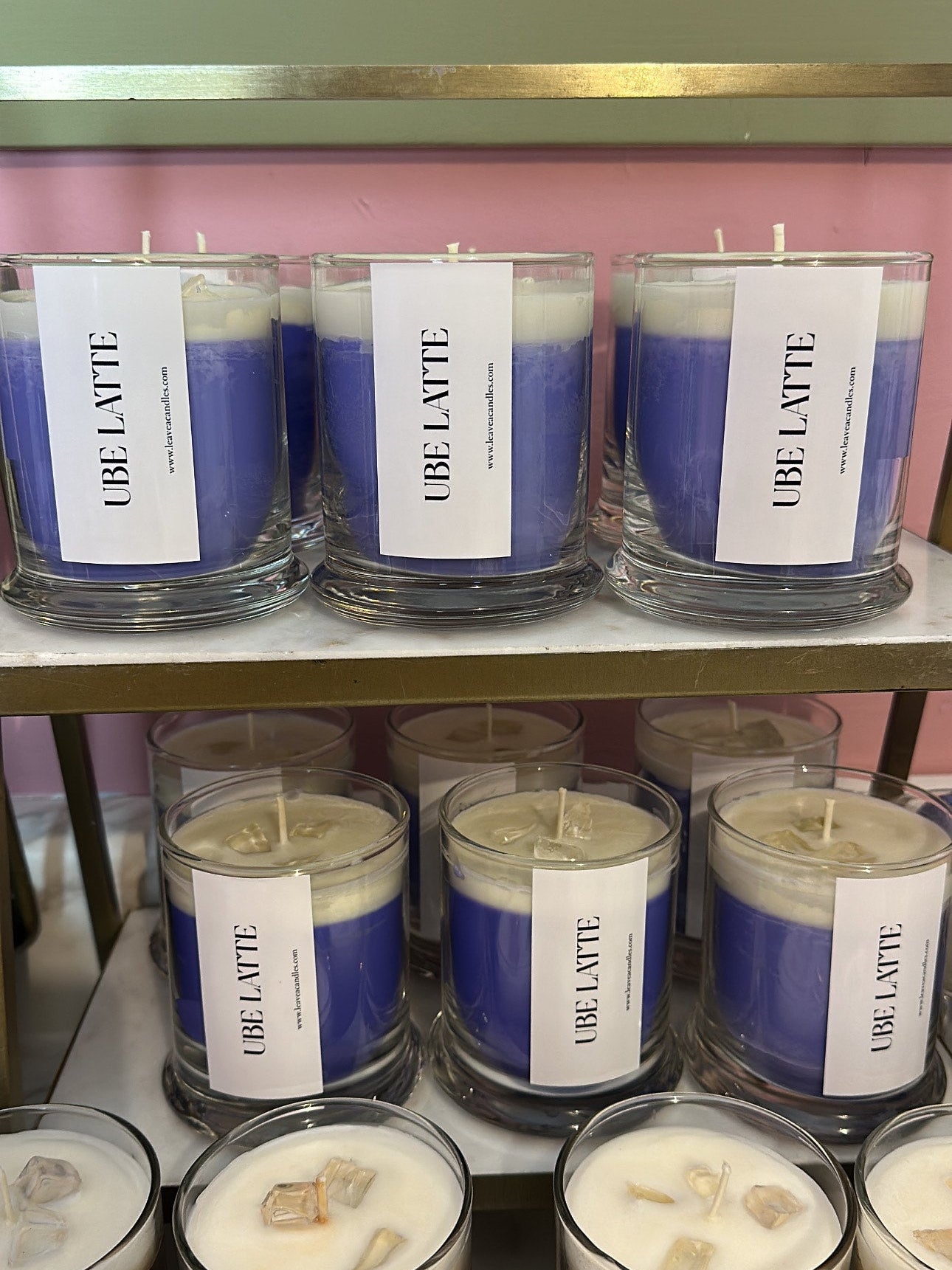 ICED UBE LATTE CANDLE
