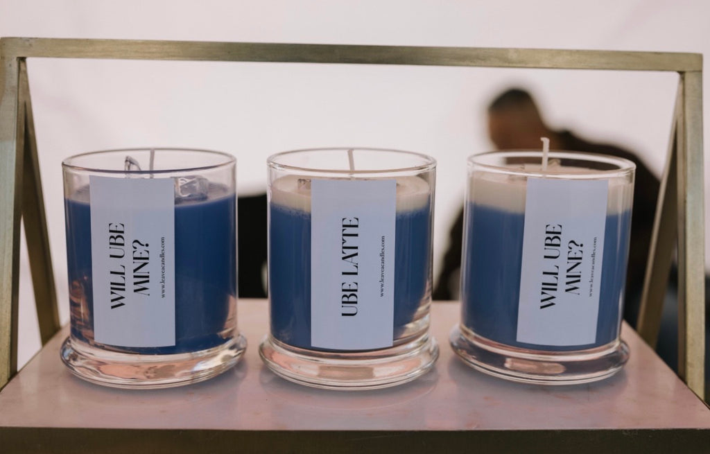 ICED UBE LATTE CANDLE