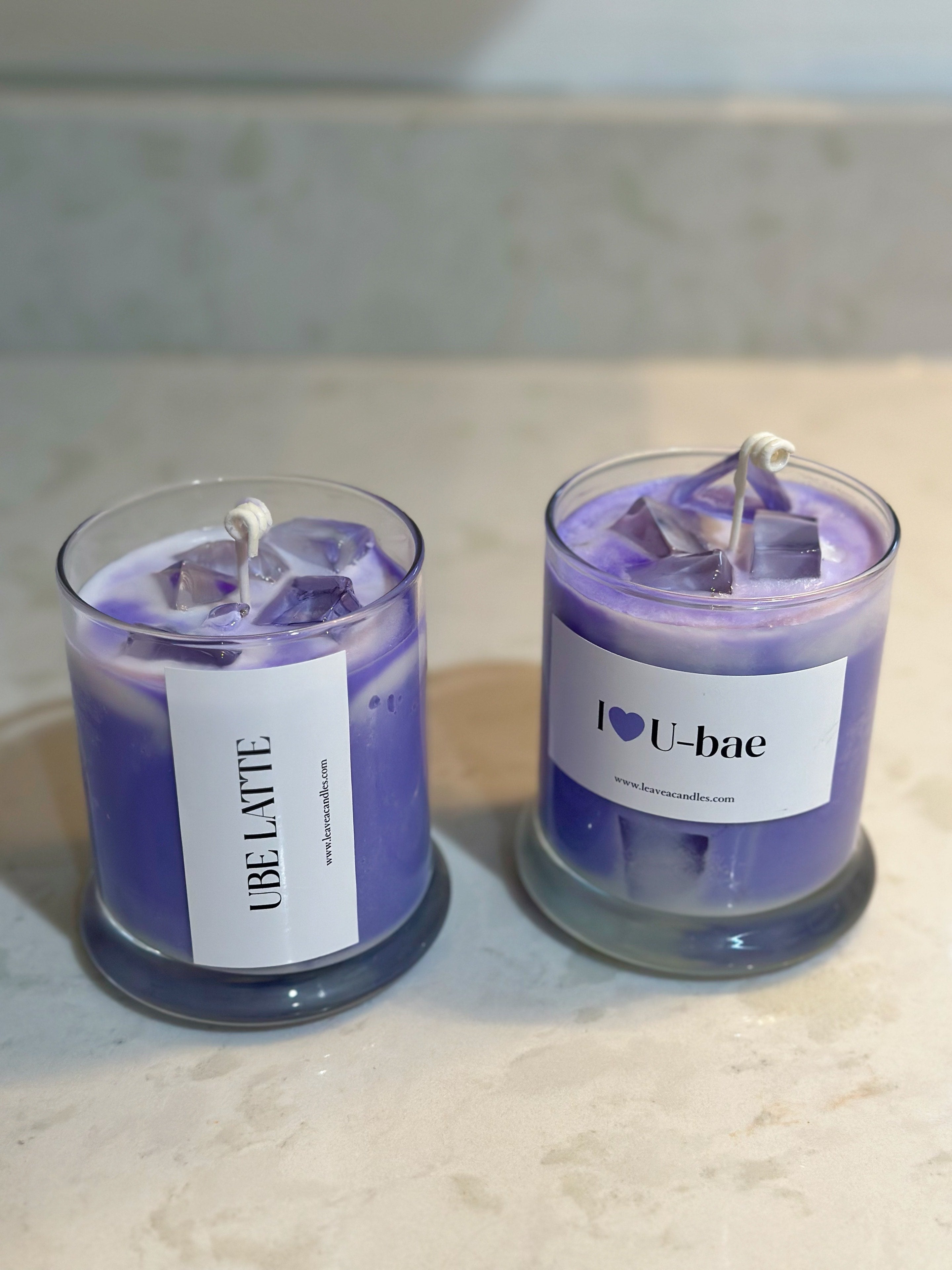 ICED UBE LATTE CANDLE